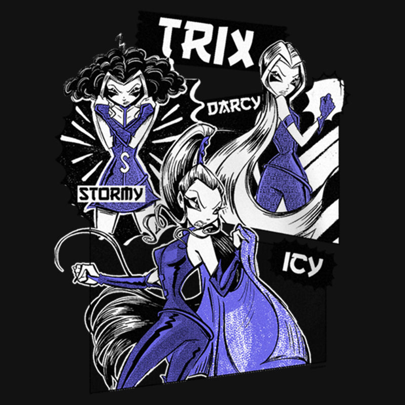 Girl's Winx Club The Trix Group T-Shirt