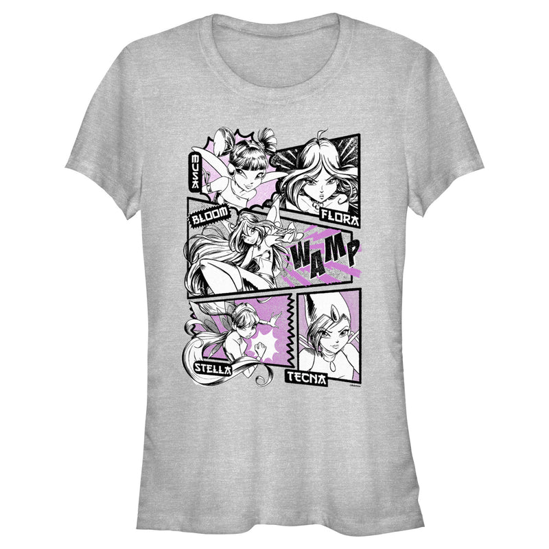 Junior's Winx Club Manga Panels Group T-Shirt