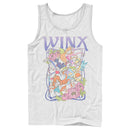 Men's Winx Club Distressed Group Portrait Tank Top