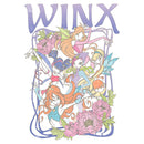 Men's Winx Club Distressed Group Portrait Tank Top