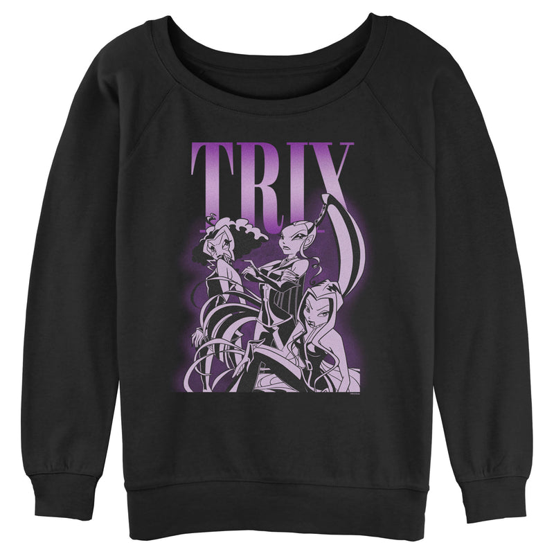 Junior's Winx Club Trix Group Shot Sweatshirt