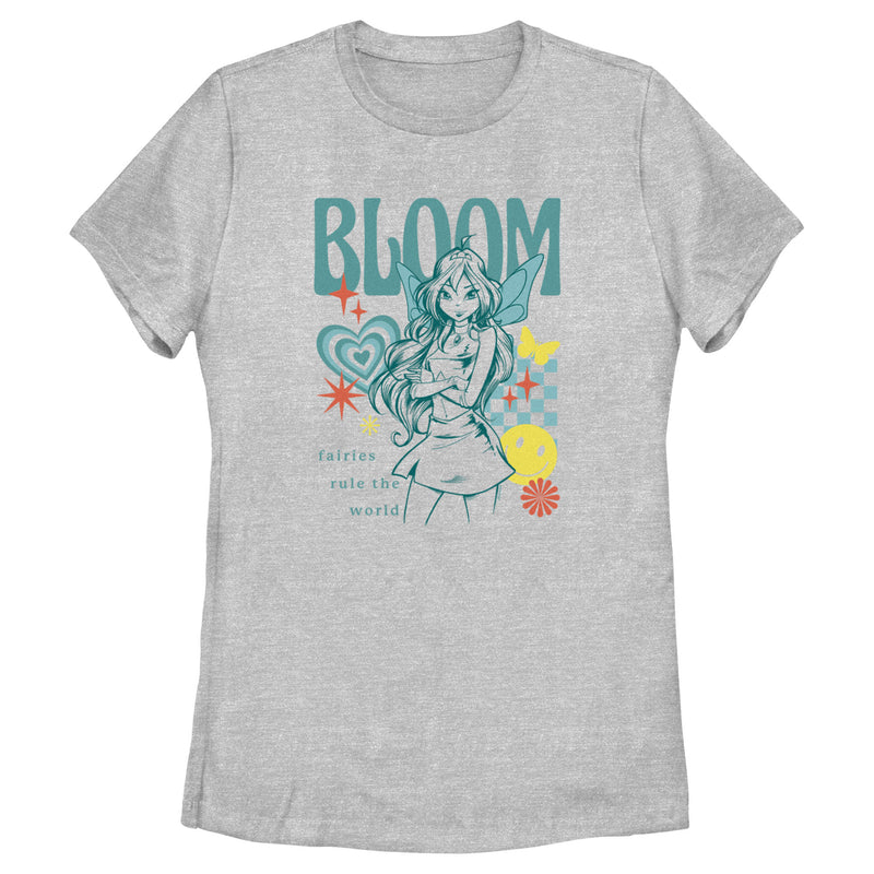 Women's Winx Club Bloom Fairies Rule the World T-Shirt