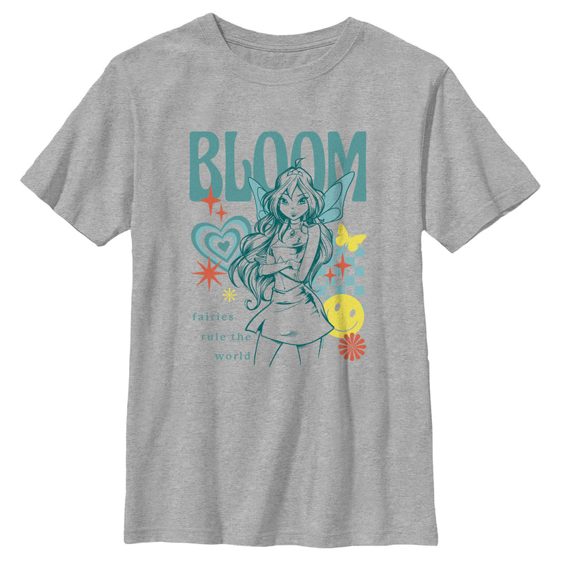 Boy's Winx Club Bloom Fairies Rule the World T-Shirt