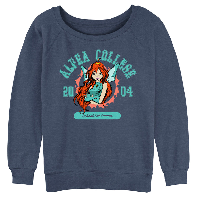 Junior's Winx Club Alfea Collage Bloom Sweatshirt