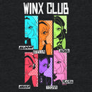 Women's Winx Club Colored Boxed Characters Racerback Tank Top