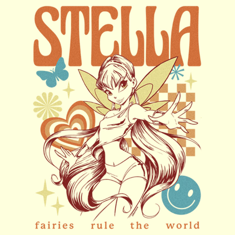 Men's Winx Club Stella Fairies Rule the World T-Shirt