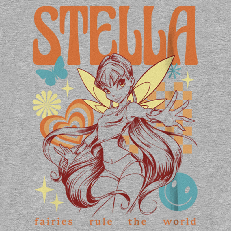 Boy's Winx Club Stella Fairies Rule the World T-Shirt