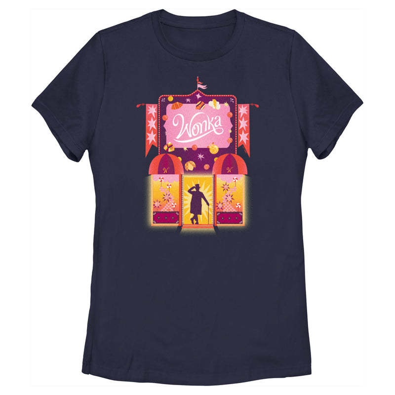 Women's Wonka Candy Factory Logo T-Shirt