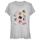 Junior's Wonka Candies and Chocolates Chart T-Shirt