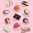 Girl's Wonka Candies and Chocolates Chart T-Shirt