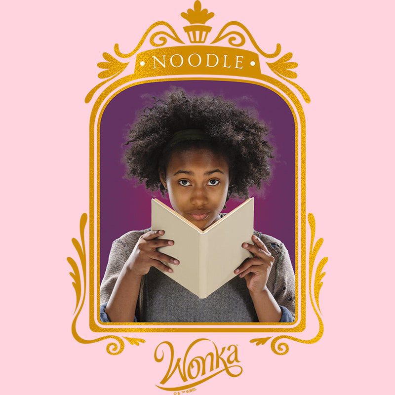 Junior's Wonka Noodle Portrait T-Shirt