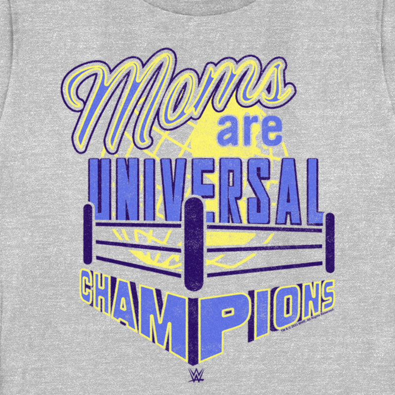 Women's WWE Moms Are Universal Champions T-Shirt