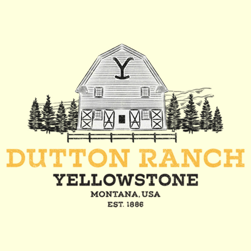 Men's Yellowstone Dutton Ranch Montana USA Est. 1886 T-Shirt