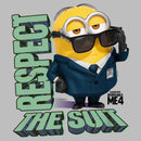 Boy's Despicable Me 4 Dave Respect the Suit T-Shirt