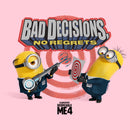 Girl's Despicable Me 4 Bad Decisions No Regrets T-Shirt