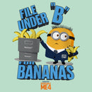 Girl's Despicable Me 4 Jorge File Under "B" for Bananas T-Shirt