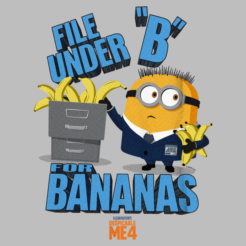 Boy's Despicable Me 4 Jorge File Under "B" for Bananas T-Shirt