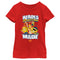 Girl's Despicable Me 4 Mega Minions Heroes Aren't Born They're Made T-Shirt