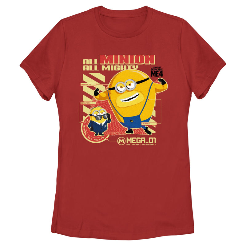 Women's Despicable Me 4 Mega Minion Dave T-Shirt