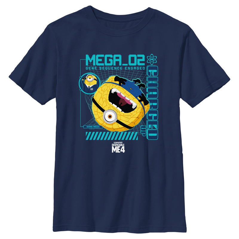 Boy's Despicable Me 4 Mega Minion Jerry T-Shirt