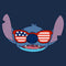 Men's Lilo & Stitch Patriotic Glasses T-Shirt