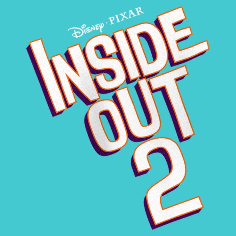 Girl's Inside Out 2 Movie Logo T-Shirt