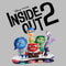 Men's Inside Out 2 Logo New Emotions T-Shirt