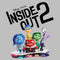 Junior's Inside Out 2 Logo New Emotions T-Shirt