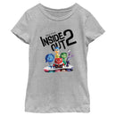 Girl's Inside Out 2 Logo New Emotions T-Shirt