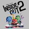 Girl's Inside Out 2 Logo New Emotions T-Shirt