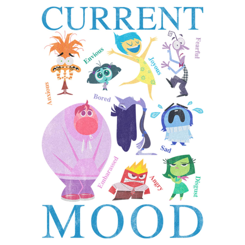 Junior's Inside Out 2 Current Mood T-Shirt