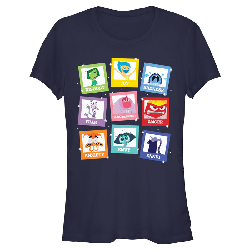 Junior's Inside Out 2 Emotions Portraits T-Shirt