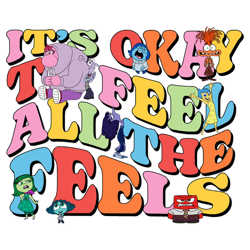 Men's Inside Out 2 It’s Okay To Feel All the Feels T-Shirt