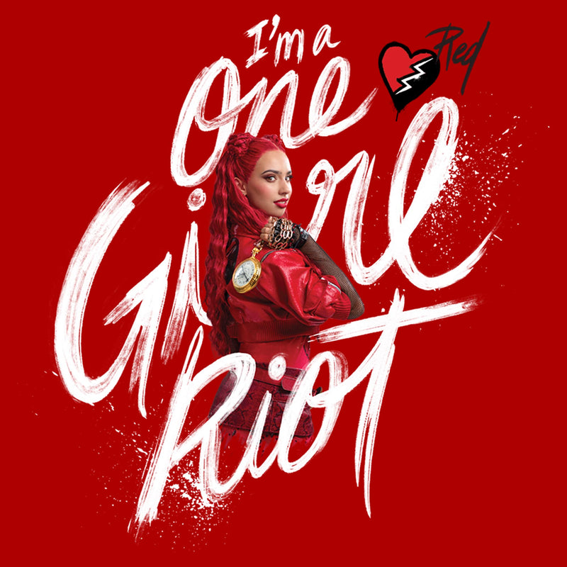 Men's Descendants: The Rise of Red I'm a One Girl Riot T-Shirt