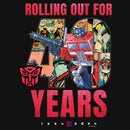 Girl's Transformers Distressed Rolling Out For 40 Years T-Shirt