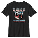 Boy's Transformers 40 Years of Autobots Logo T-Shirt