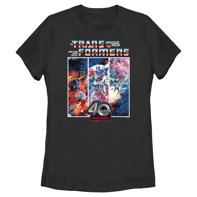 Women's Transformers 40 Years Skids Panels T-Shirt