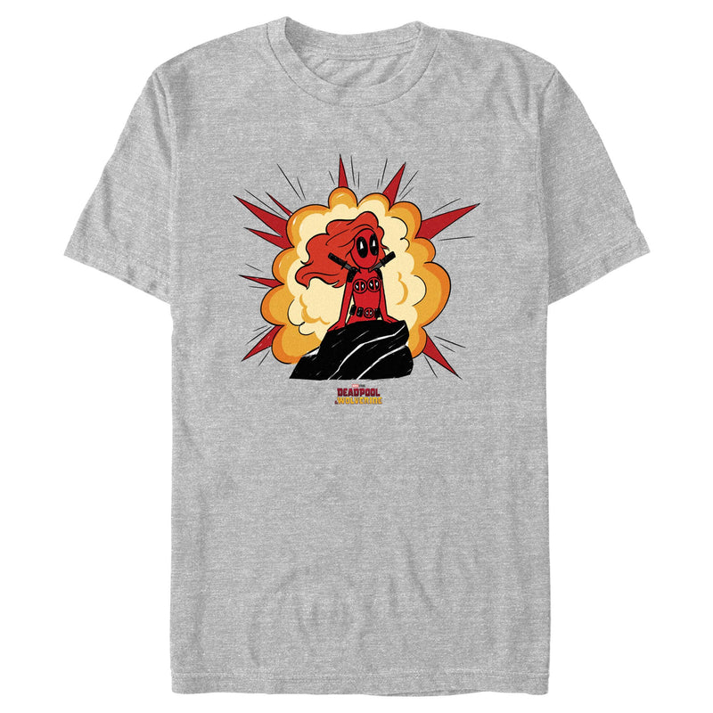 Men's Marvel: Deadpool & Wolverine Deadpool Mermaid T-Shirt