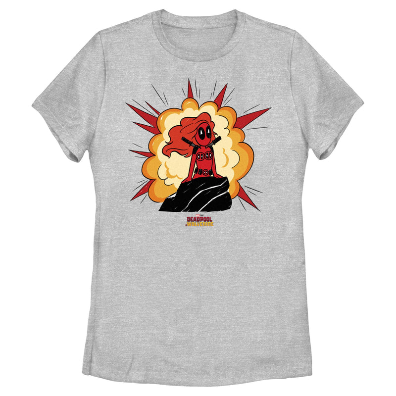 Women's Marvel: Deadpool & Wolverine Deadpool Mermaid T-Shirt