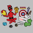 Women's Marvel: Deadpool & Wolverine Avengers Items T-Shirt