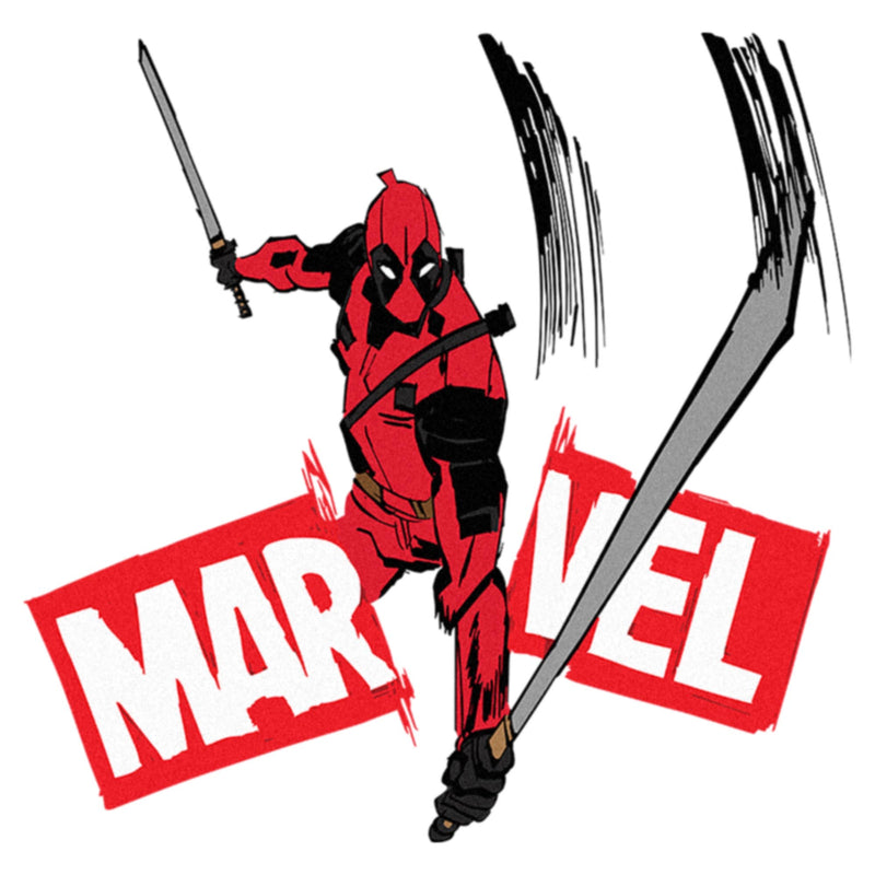 Women's Marvel: Deadpool & Wolverine Logo Slice T-Shirt