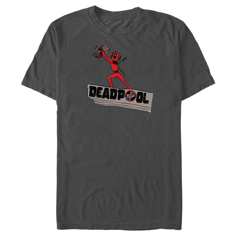 Men's Marvel: Deadpool & Wolverine Hail Dogpool T-Shirt