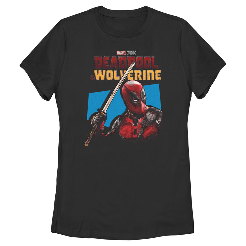 Women's Marvel: Deadpool & Wolverine Logo Pose T-Shirt