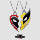 Women's Marvel: Deadpool & Wolverine Best Friends Necklace Poster Racerback Tank Top