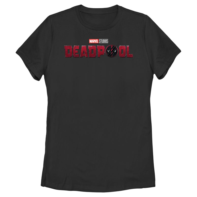 Women's Marvel: Deadpool & Wolverine Metallic Logo T-Shirt