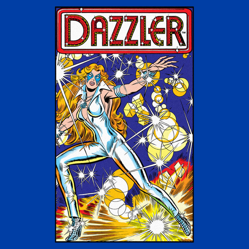 Men's Marvel Dazzler Light Beams Comic Book Cover T-Shirt