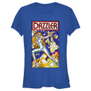 Junior's Marvel Dazzler Light Beams Comic Book Cover T-Shirt