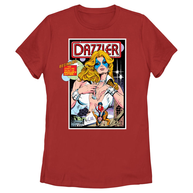 Women's Marvel Dazzler Secret Sister Comic Book Cover T-Shirt