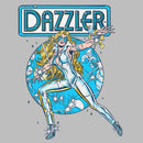 Men's Marvel Dazzler Retro Blue Light Beams T-Shirt