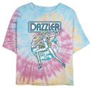 Junior's Marvel Dazzler Retro Light Beams Shimmer T-Shirt